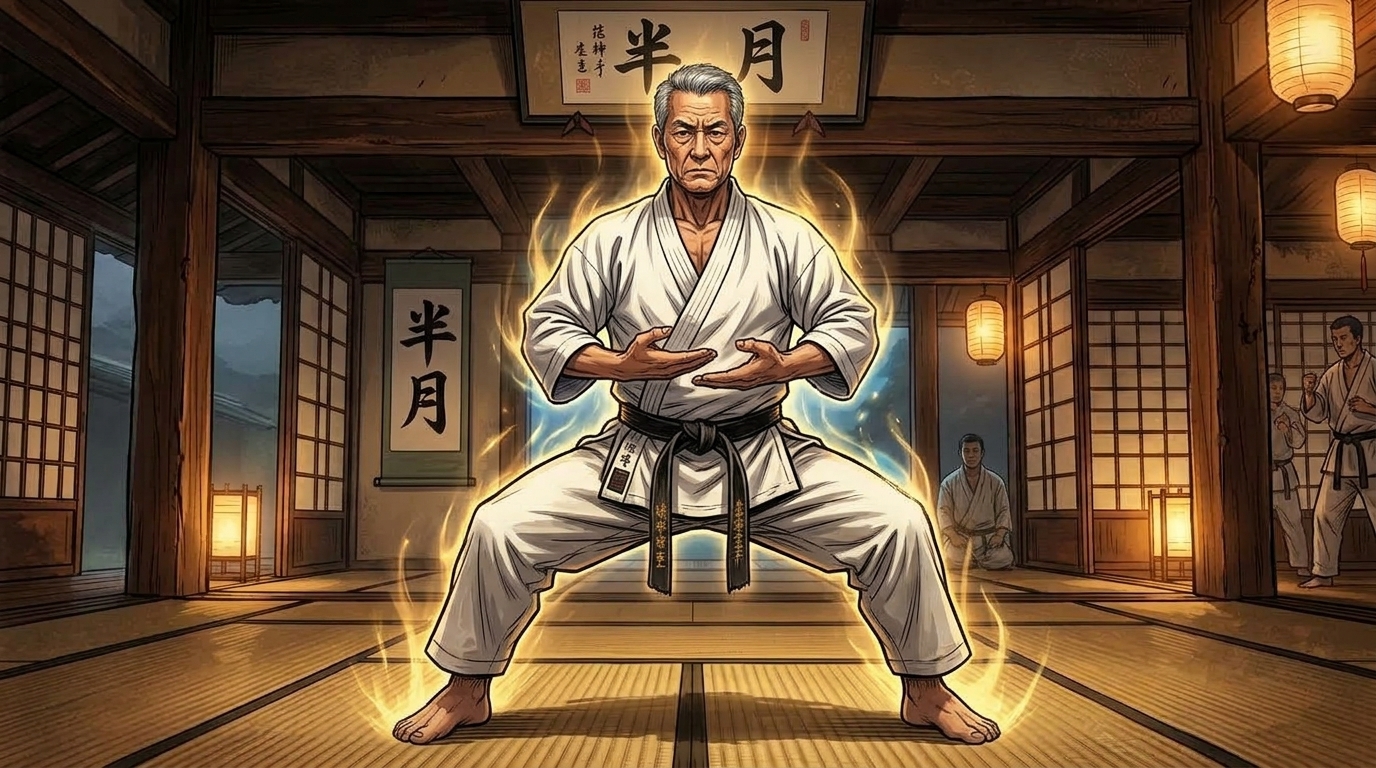 半月 招牌代表動作寫真