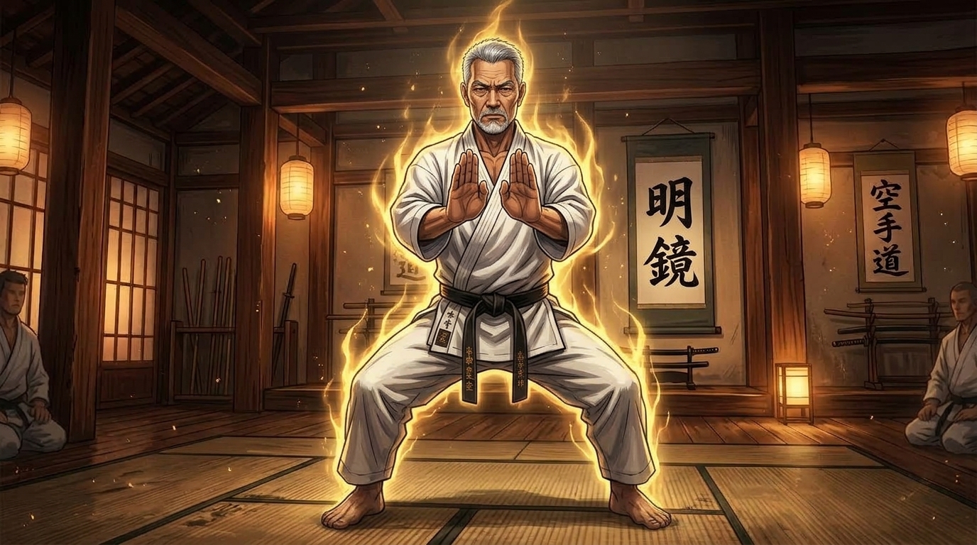 明鏡 招牌代表動作寫真
