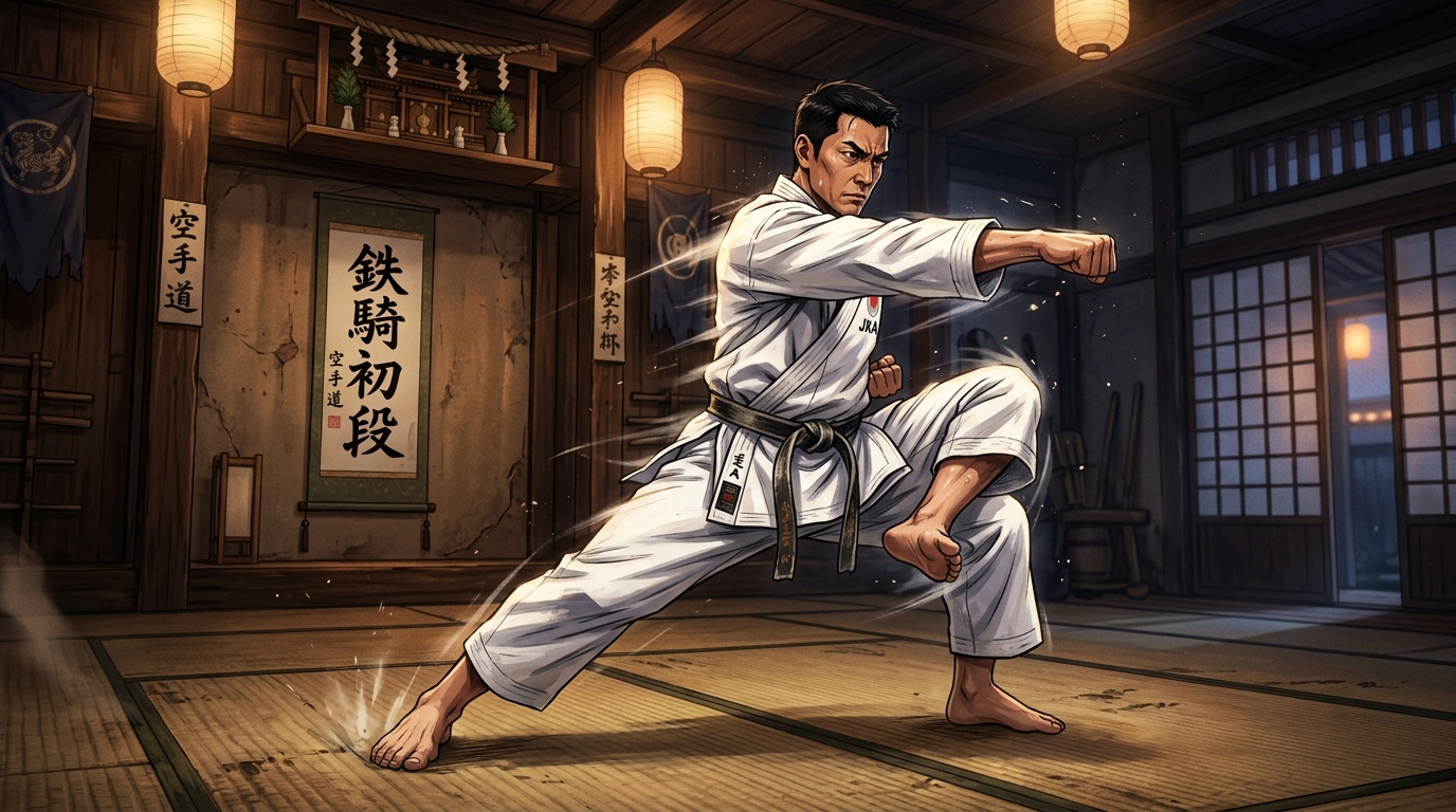 鐵騎初段 招牌代表動作寫真